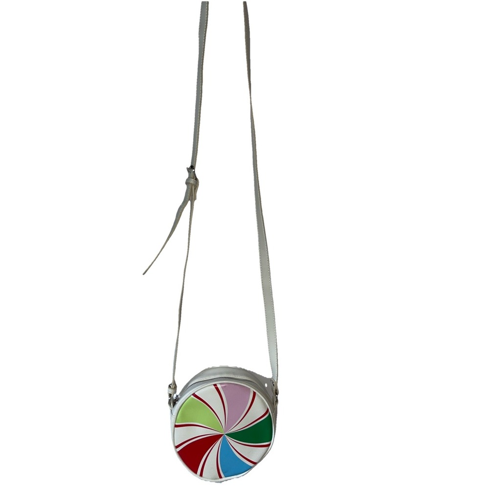 Mad Love Crossbody Bag Purse Pinwheel Multicolored Peppermint‎